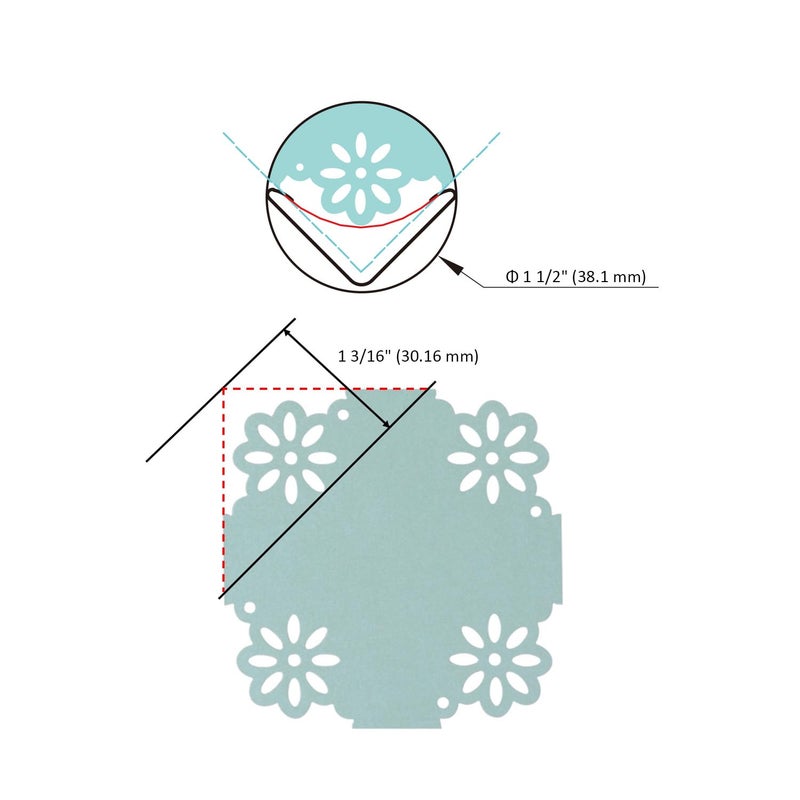 Bira Craft 1.5 inch Daisy Shape Paper Craft Lever Corner Punch for Scrapbooking(Daisy, Corner Punch) - Image 2